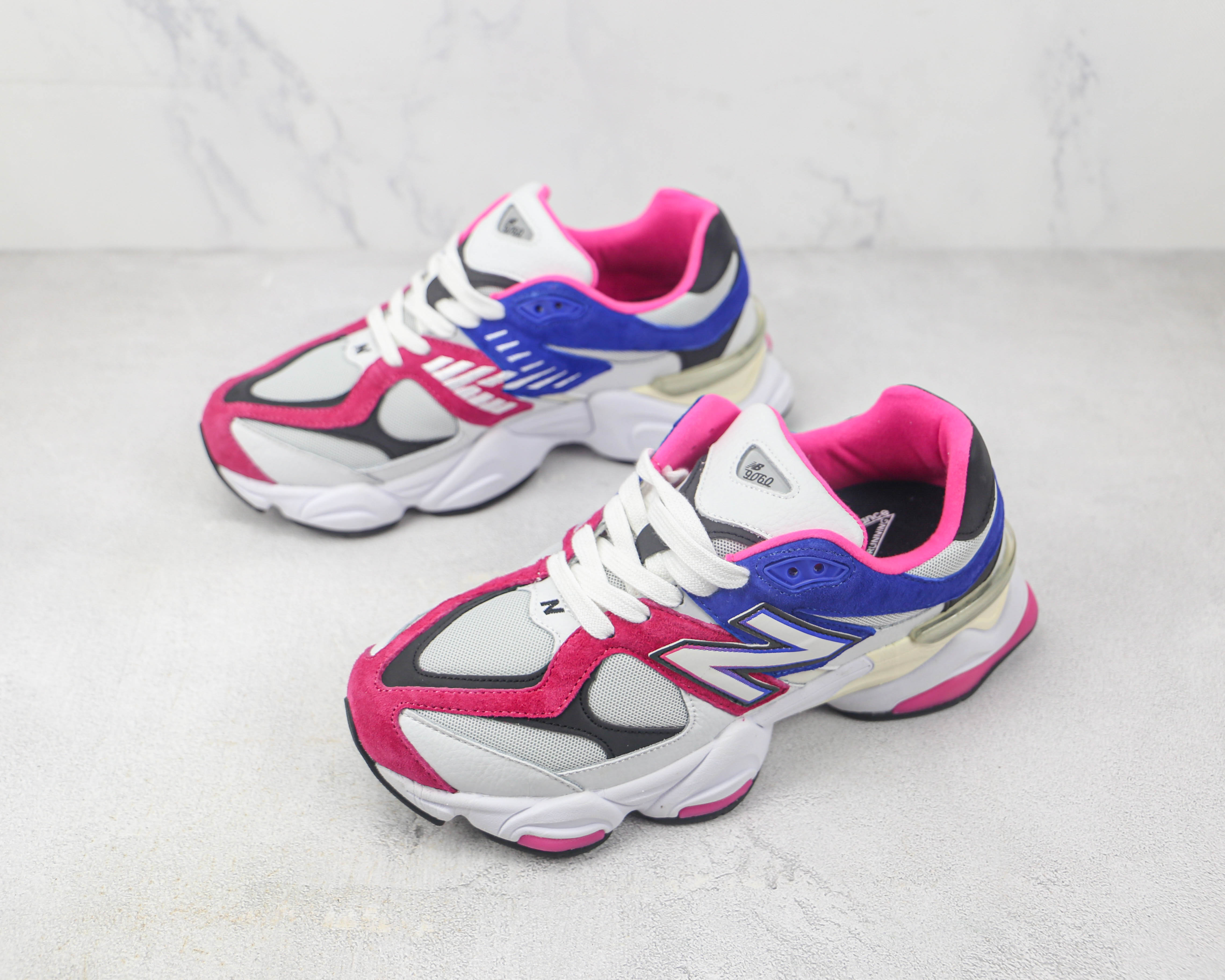 New Balance 9060 White Pink Blue Restock