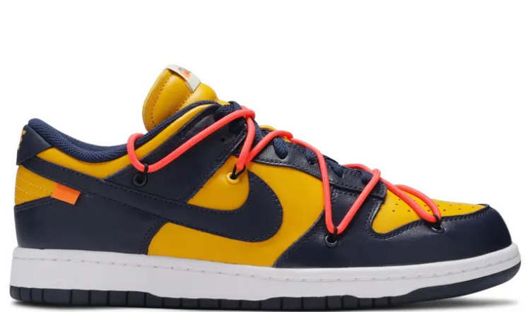 Off-White x Dunk Low 'University Gold'