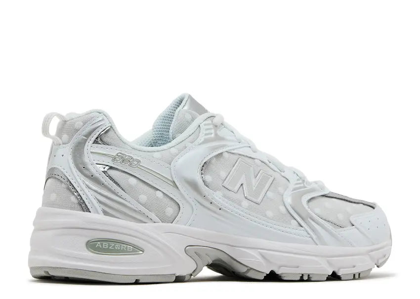 New Balance 530 'White Silver Metallic Polka Dots'