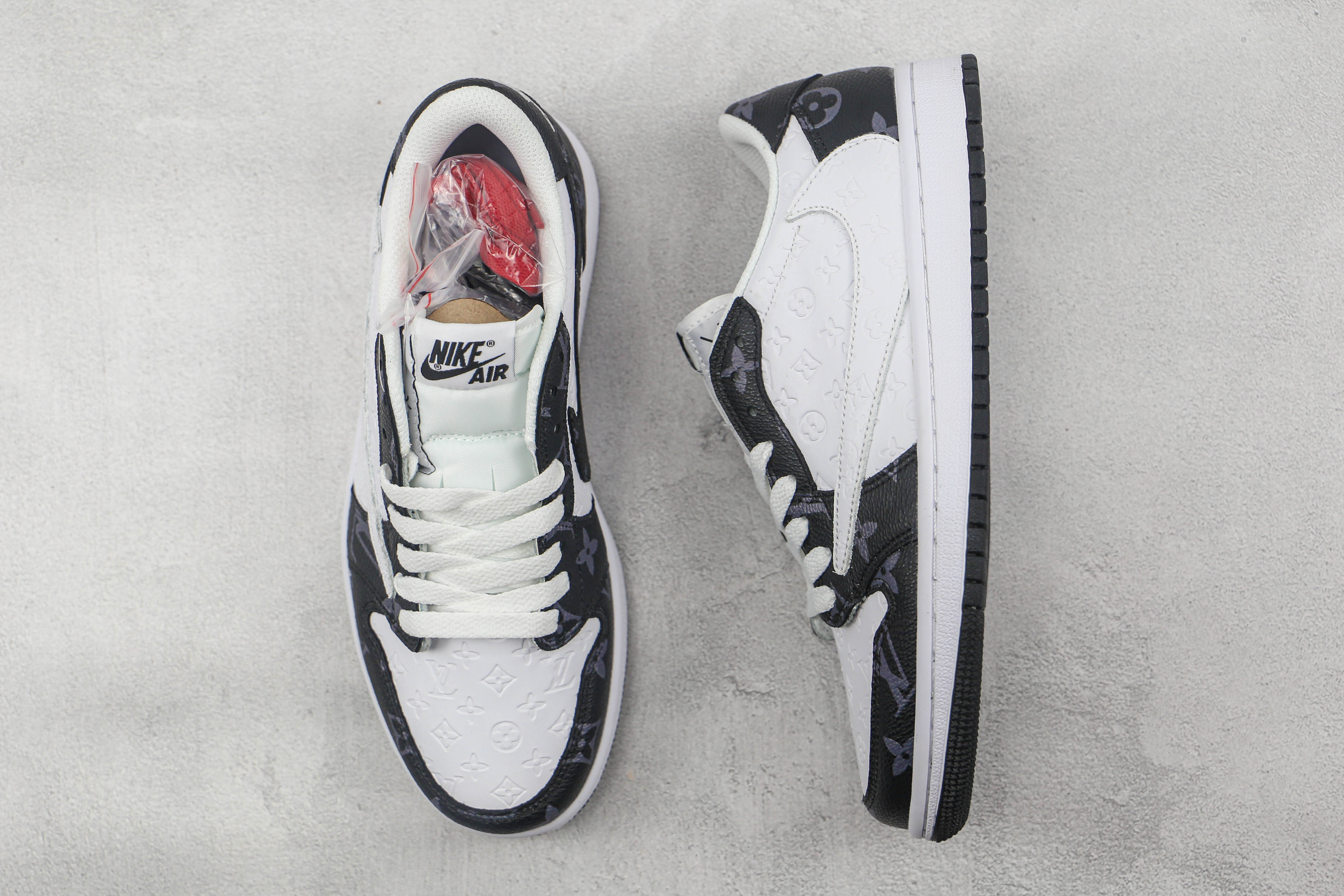 fragment x Travis Scott x Air Jordan 1 Low Gucci TS 'Black white'