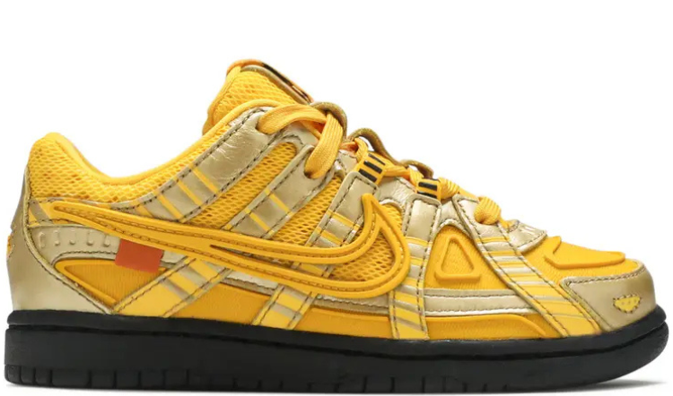 Off-White x Rubber Dunk PS 'University Gold'