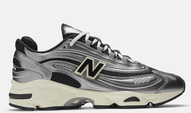 New Balance 1000 Silver Metallic Black