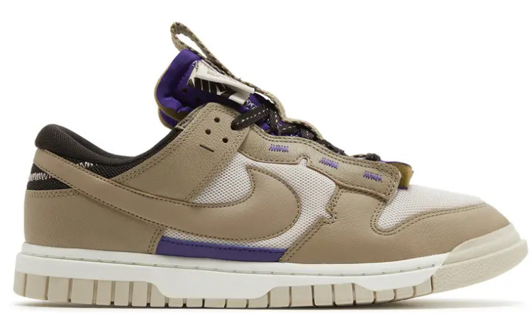 Air Dunk Jumbo 'Light Orewood Field Purple'