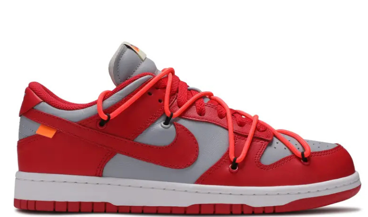 Off-White x Dunk Low 'University Red'